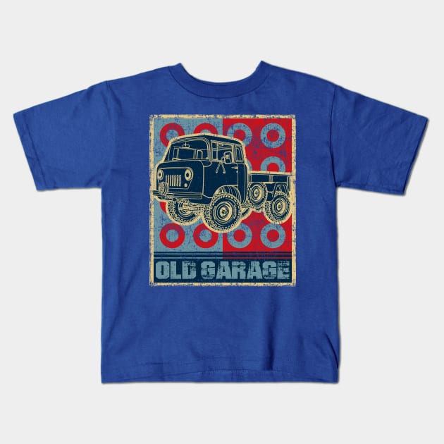 Jeep FC-150 Classic Truck Kids T-Shirt by Guyvit